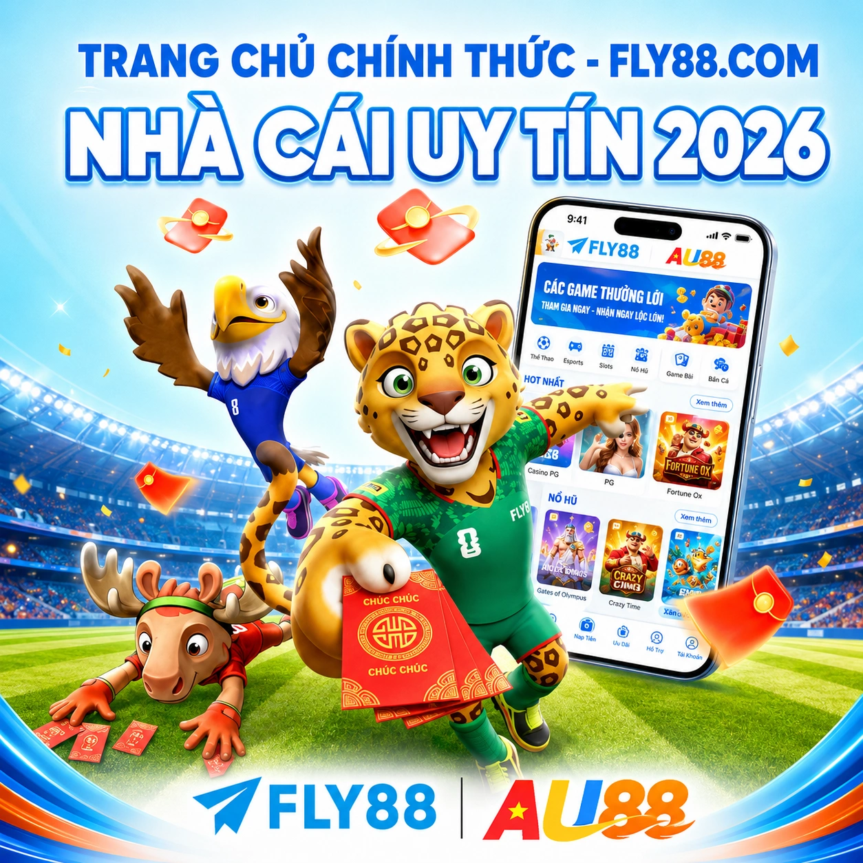 Trang chủ FLY88.COM nhà cái uy tín 2026 với giao diện giải trí trực tuyến hiện đại